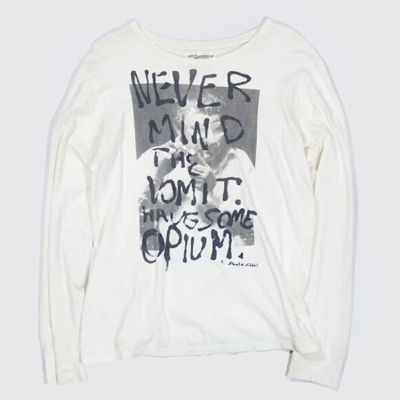 Peel & Lift Graphic Print T-shirt/ Opium Style/ Size L/ Designer/ Rare - Picture 3 of 10